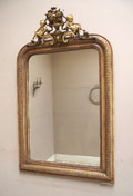 french antique louis philippe mirror with cherubs